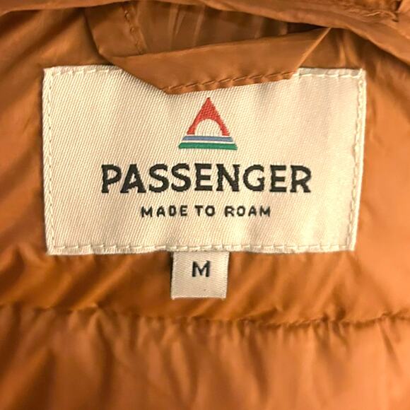 Passenger Pow Recycled Insulated Jacket  Puffer Glazed Ginger Gold Medium - Picture 5 of 6